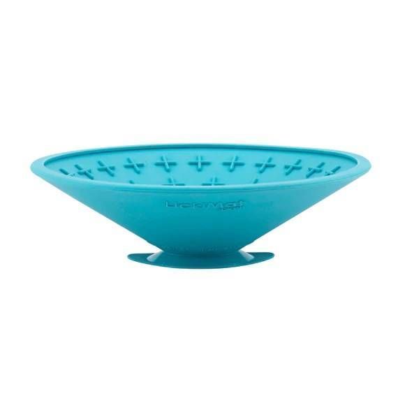 Лизальний килимок антистрес для собак LickiMat Splash Turquoise, для купання та догляду, на присосках 27772 фото