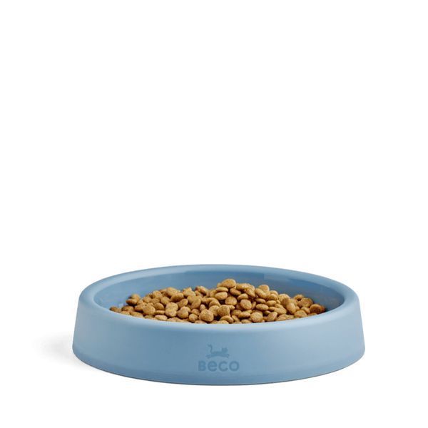 Миска із 100% переробленого пластику для котів Beco Pets Steady Bowls Блакитний S 45563 фото