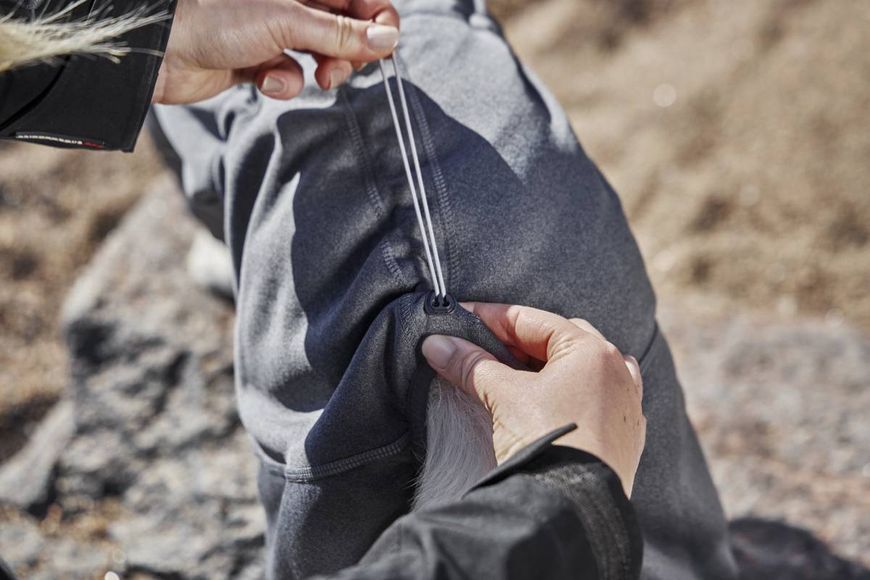 Утеплений комбінезон для собак Hurtta Midlayer Overall 25S Сірий 31442 фото