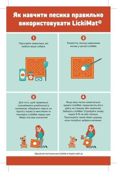 Лизательный коврик антистресс для собак LickiMat UFO Green, для купания и ухода, на присосках 27773 фото