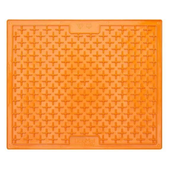 Лизальний килимок антистрес для собак LickiMat Buddy X Large Orange, м'яка основа 27754 фото
