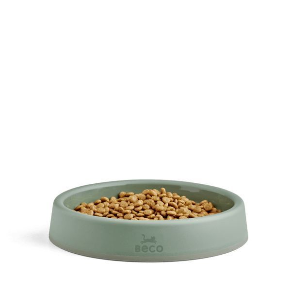 Миска зі 100% переробленого пластику для котів Beco Pets Steady Bowls Зелений S 45564 фото
