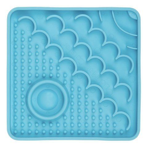 Лизательный коврик антистресс для кошек LickiMatster Turquoise 30355 фото