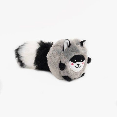 Мягкая игрушка для собак енот ZippyPaws Bushy Throw Raccoon с пищалкой 28495 фото