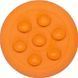 Лизательный коврик антистресс для собак LickiMat UFO Orange, для купания и ухода, на присосках 27774 фото 4