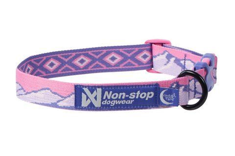 Ошейник для собак Non-stop dogwear Trail quest collar RP signature edition Фиолетовый/Розовый S 40471 фото