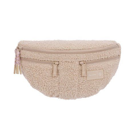 Поясная сумка-бананка для лакомств та аксессуаров собак Palopa Emma Teddy-Fleece Бежевый 45521 фото