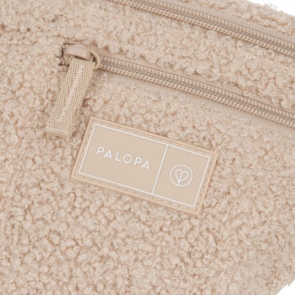 Поясная сумка-бананка для лакомств та аксессуаров собак Palopa Emma Teddy-Fleece Бежевый 45521 фото