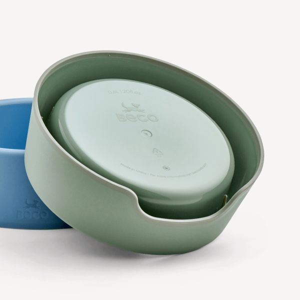 Миска из 100% переработанного пластика для собак Beco Pets Steady Bowls Голубой S 45566 фото