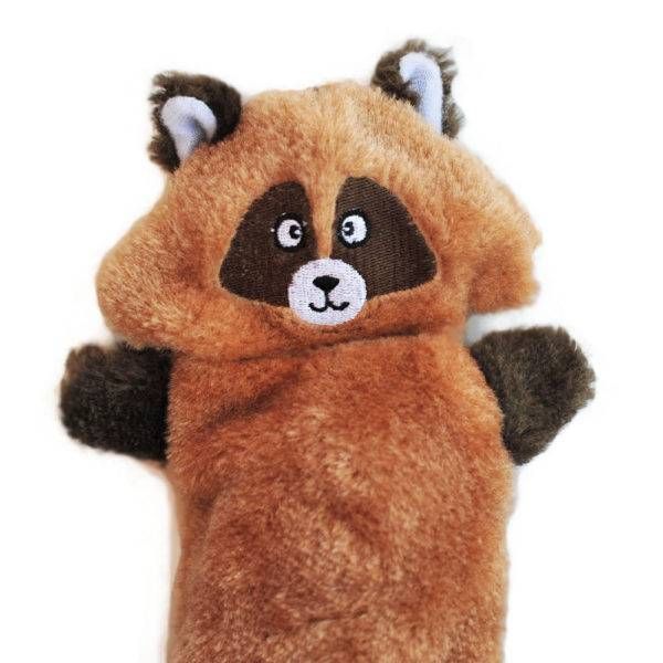 М'яка іграшка для собак єнот ZippyPaws Zingy Raccoon з пищалкою 28501 фото