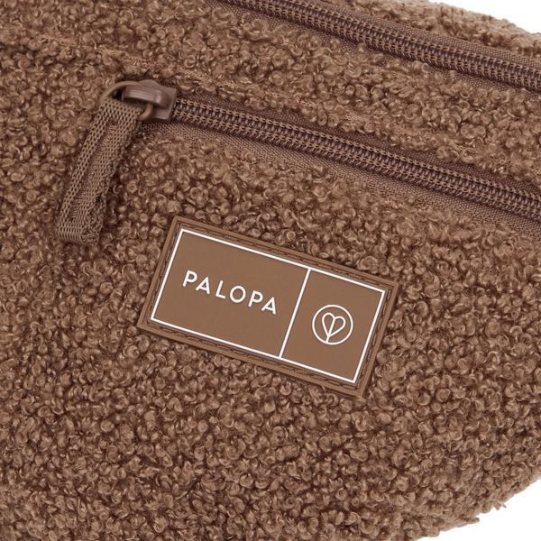 Поясная сумка-бананка для лакомств та аксессуаров собак Palopa Emma Teddy-Fleece Коричневый 45522 фото
