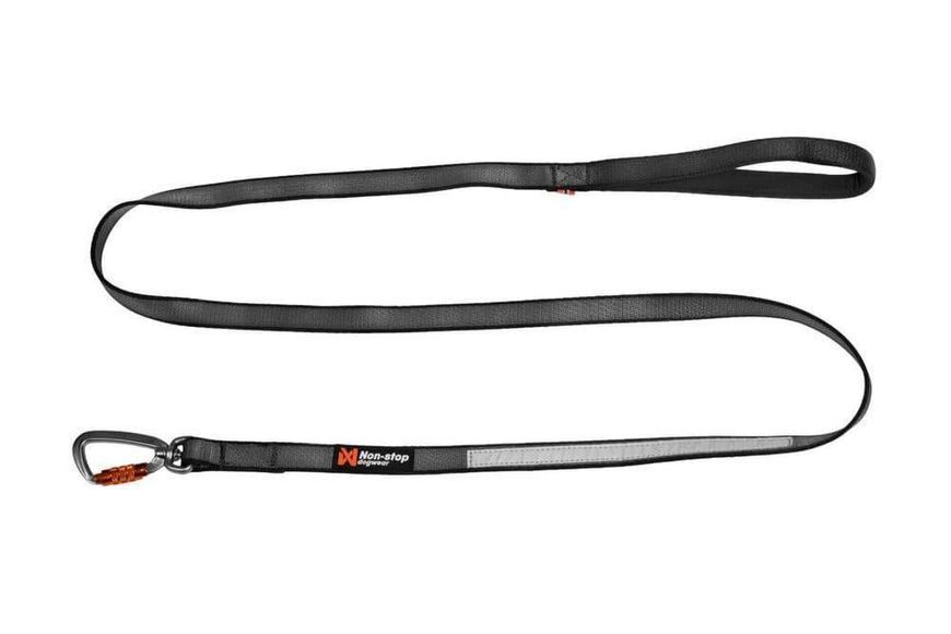 Повідець для собак Move leash Non-stop dogwear Чорний 1,7 м/20 мм 41396 фото