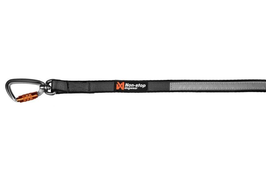 Повідець для собак Move leash Non-stop dogwear Чорний 1,7 м/20 мм 41396 фото