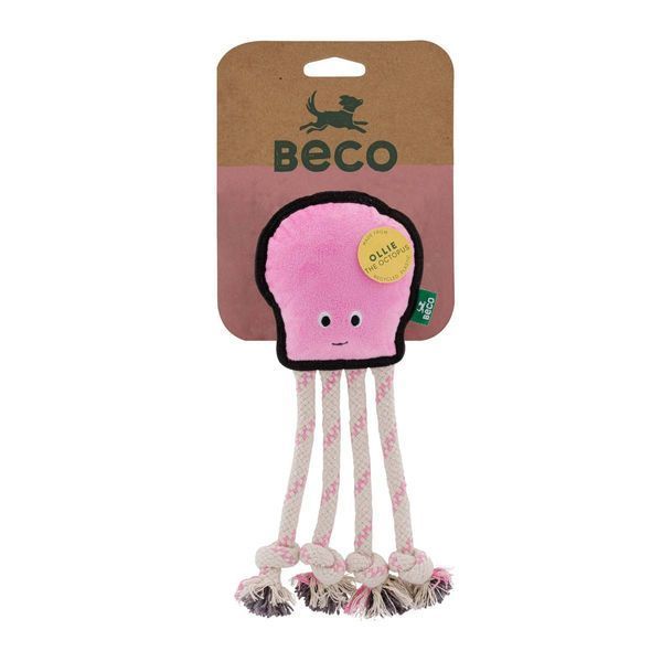 Мягкая игрушка для собак Beco Pets Осьминог M 31343 фото