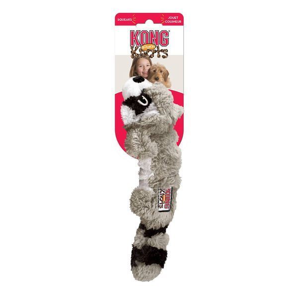 Іграшка для собак Kong Scrunch Knots Racoon S/M 41571 фото