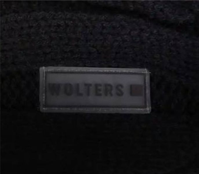 В'язаний светр для собаки Wolters Cable Knit з візерунком коси 25 см Чорний 29595 фото