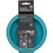 Лизальний килимок антистрес для собак LickiMat UFO Turquoise, для купання та догляду, на присосках 27777 фото 1