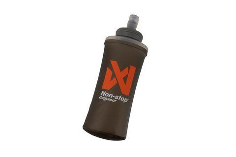 Бутылочка для собак NSD Soft flask Non-stop dogwear Серый 500 мл 40546 фото