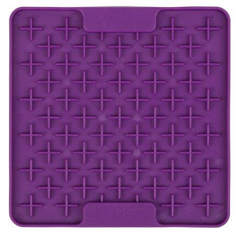 Лизательный коврик антистресс для собак LickiMat Mini Buddy Purple, мягкая основа 30315 фото