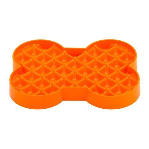Миска слоуфидер для маленьких собак LickiMat Small Slodog Orange 30346 фото