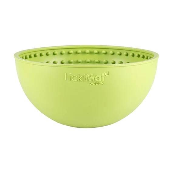 Лизальний килимок антистрес для собак LickiMat Wobble Light Green, гойдається 27765 фото