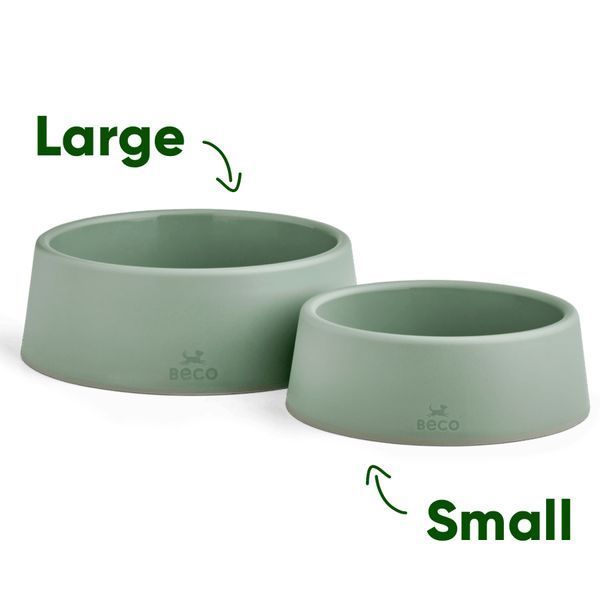 Миска із 100% переробленого пластику для собак Beco Pets Steady Bowls Блакитний L 45569 фото