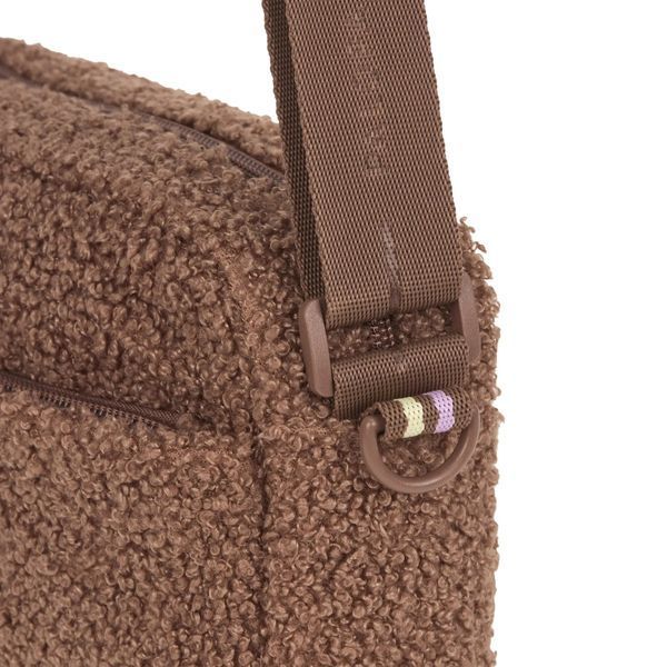 Квадратна сумка для ласощів та аксесуарів собак Palopa Noka Teddy-Fleece Коричневий 45524 фото