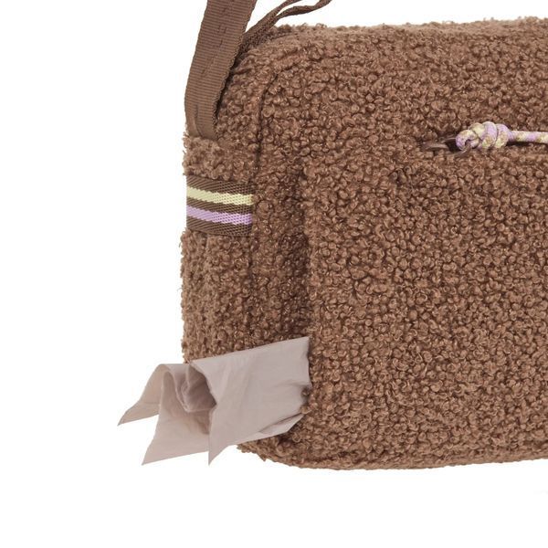 Квадратна сумка для ласощів та аксесуарів собак Palopa Noka Teddy-Fleece Коричневий 45524 фото