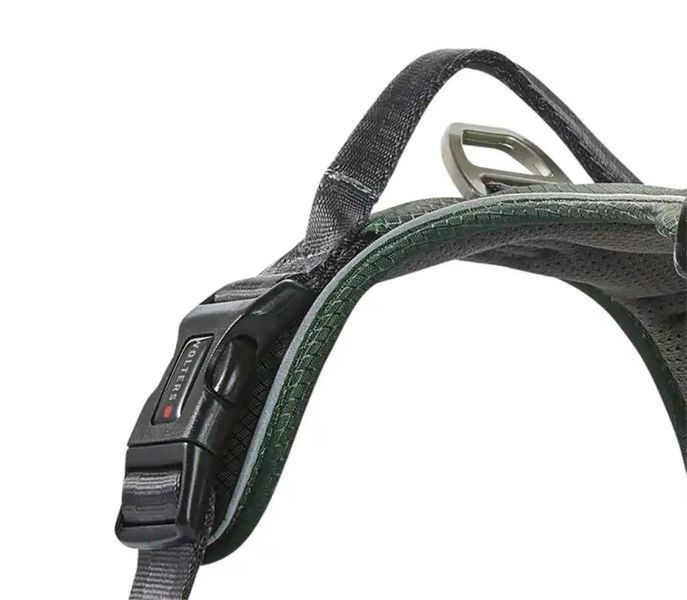 Шлейка для собак пом'якшена з ручкою Wolters Active Pro Comfort 1 40-47,5 см Зелений 28158 фото