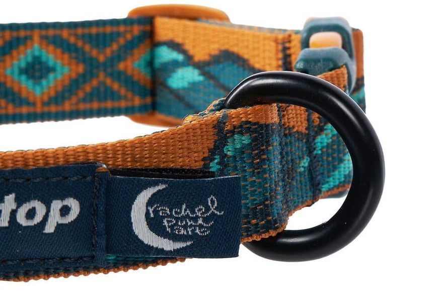 Нашийник для собак Trail quest collar RP signature edition Non-stop dogwear Бірюзовий/Дуб S 40474 фото