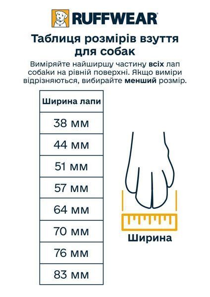 Обувь для собак Ruffwear Summit Trex&trade; 76 мм 39353 фото