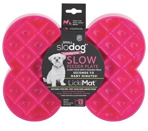 Миска слоуфидер для маленьких собак LickiMat Small Slodog Pink 30347 фото
