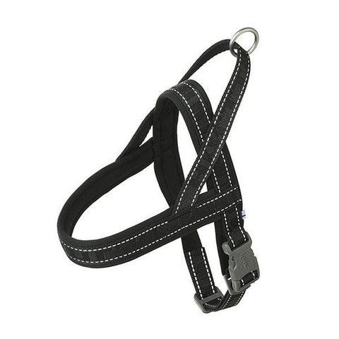 Смягченная шлея для собак Hurtta Casual harness ECO 60-70 Черный 32403 фото