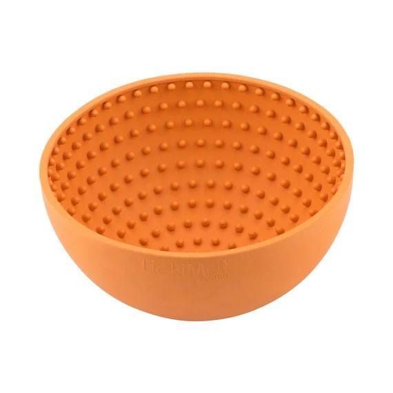 Лизальний килимок антистрес для собак LickiMat Wobble Orange, гойдається 27766 фото
