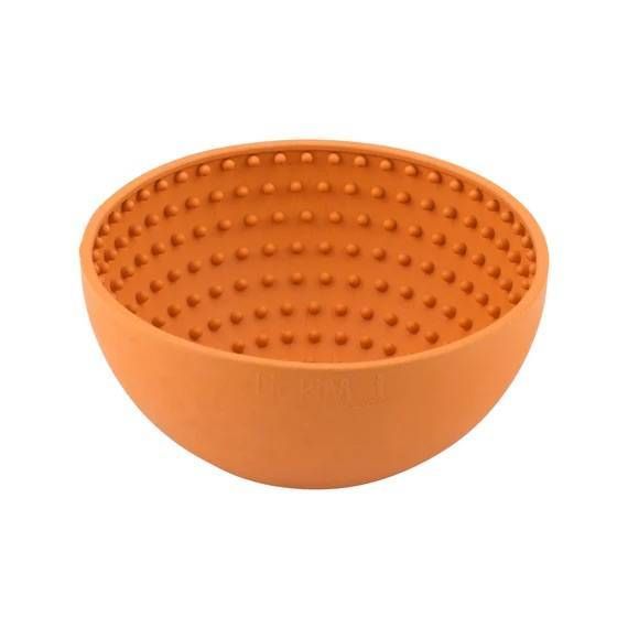 Лизальний килимок антистрес для собак LickiMat Wobble Orange, гойдається 27766 фото