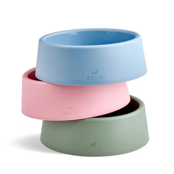 Миска из 100% переработанного пластика для собак Beco Pets Steady Bowls Зеленый L 45570 фото