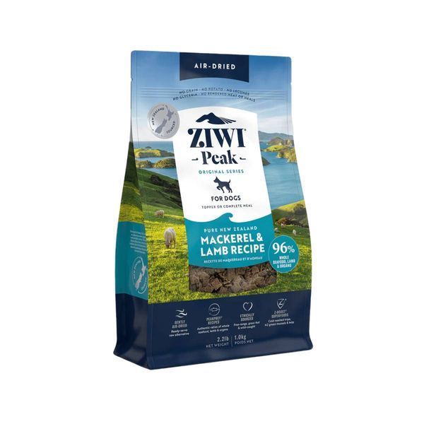 Повнораціонний сухий корм для собак Ziwi Peak Air Dried Скумбрія з ягням 1 кг 42200 фото