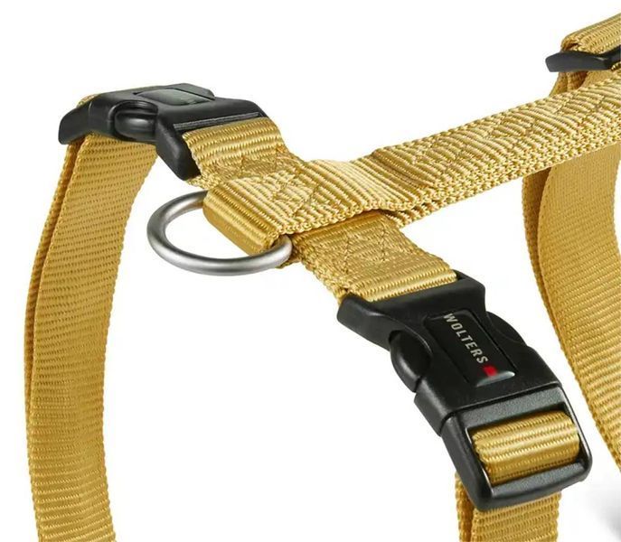 Анатомічна шлейка для собак Wolters Professional M 30-50 см / 15 мм Жовтий 28136 фото