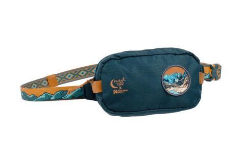 Сумка-бананка для лакомств и аксессуаров собак Trail quest fanny pack RP signature edition Non-stop dogwear Бирюзовый/Дуб 40548 фото