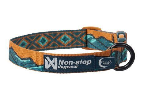 Нашийник для собак Trail quest collar RP signature edition Non-stop dogwear Бірюзовий/Дуб L 40476 фото