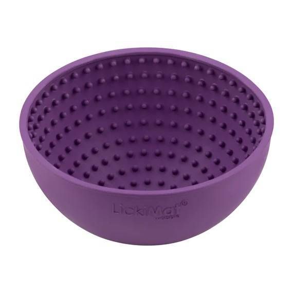 Лизальний килимок антистрес для собак LickiMat Wobble Purple, гойдається 27767 фото