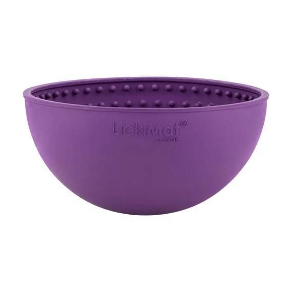 Лизальний килимок антистрес для собак LickiMat Wobble Purple, гойдається 27767 фото