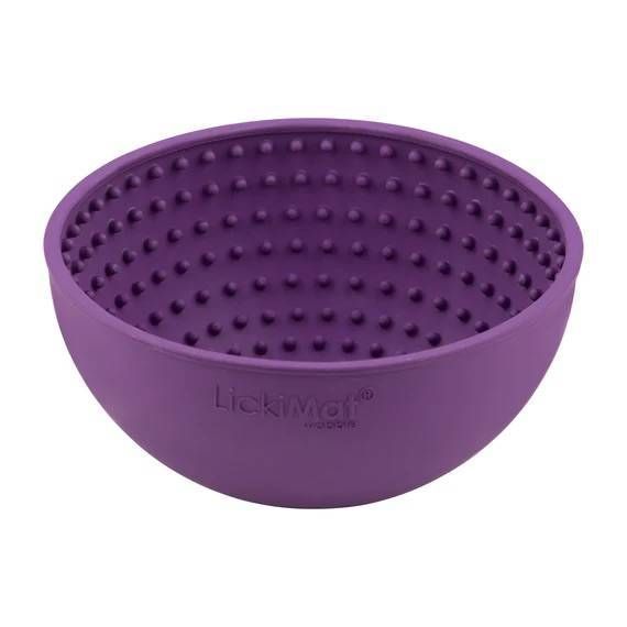 Лизальний килимок антистрес для собак LickiMat Wobble Purple, гойдається 27767 фото