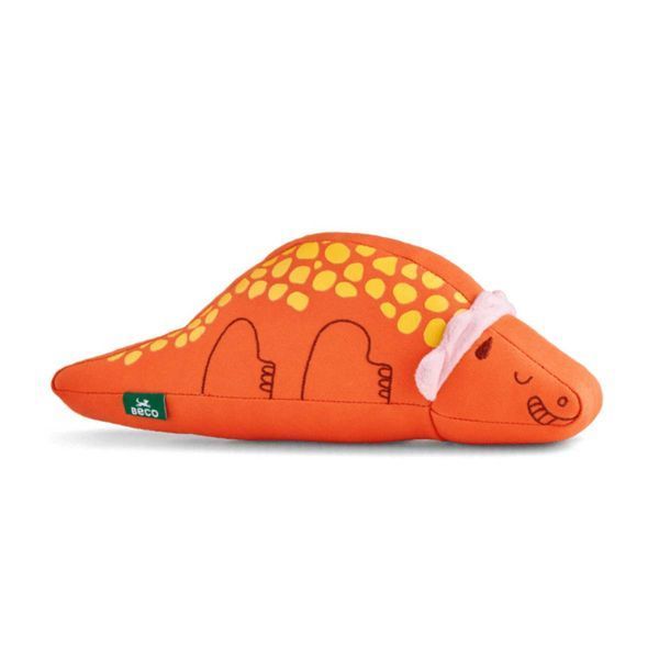 М'яка іграшка для собак Beco Pets Трицератопс Помаранчевий L 42151 фото