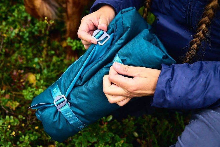 Складаний килимок для собак Trekking dog bed Non-stop dogwear Темно-Бірюзовий S 40549 фото