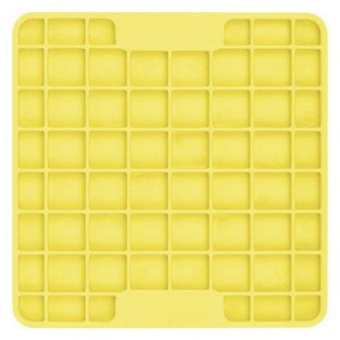 Лизательный коврик антистресс для маленьких собак собак LickiMat Mini Playdate Yellow, мягкая основа 30305 фото