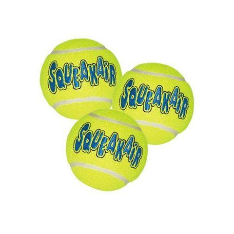 Игрушка KONG SqueakAir Ball воздушная пищалка теннис 3 шт XS 29520 фото