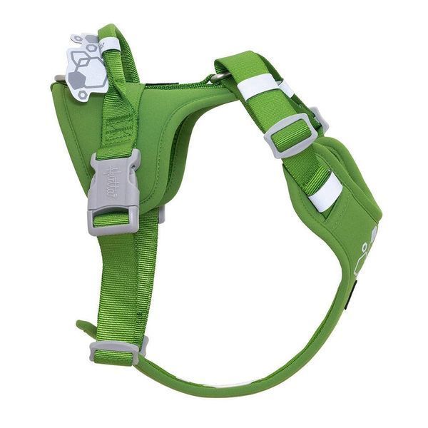 Шлейка пом'якшена для собак Hurtta Weekend Warrior Harness II ECO Зелений 40-50 42105 фото