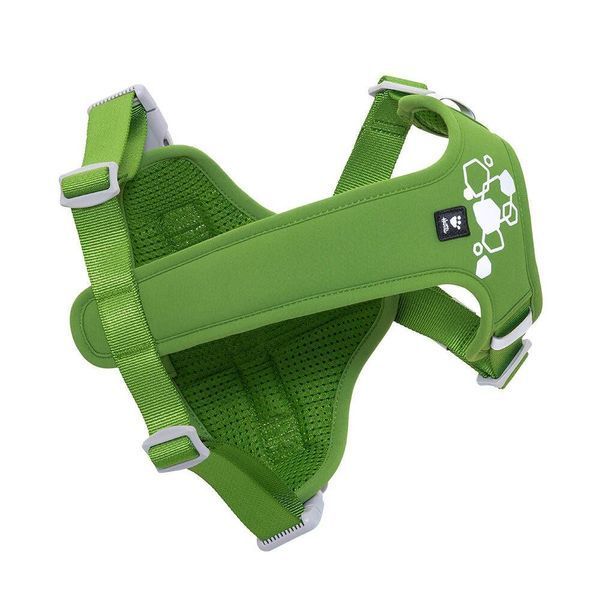 Шлейка пом'якшена для собак Hurtta Weekend Warrior Harness II ECO Зелений 40-50 42105 фото