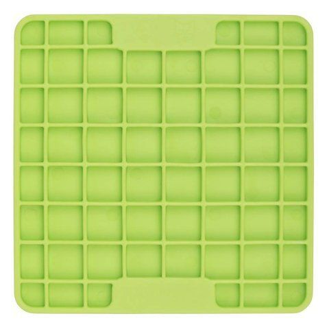 Лизательный коврик антистресс для маленьких собак собак LickiMat Mini Playdate Green, мягкая основа 30300 фото